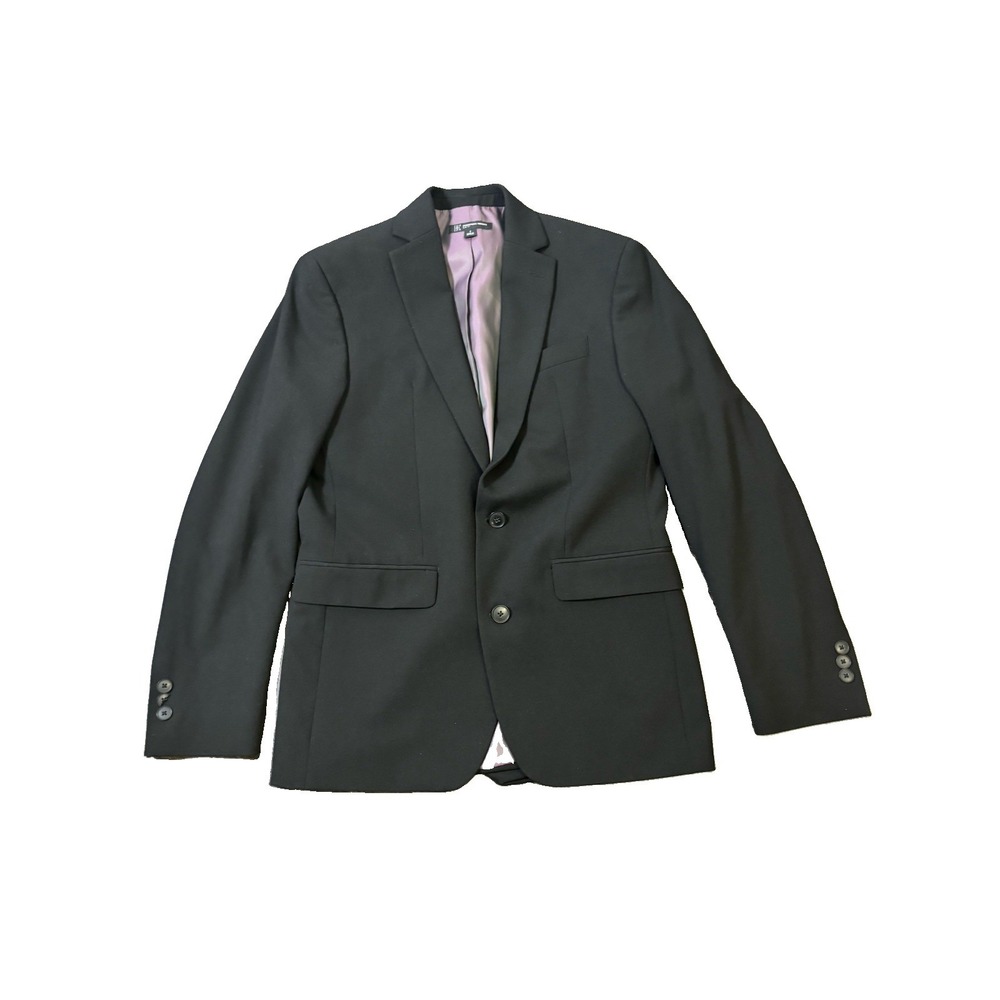 INC International Concepts Men Slim Fit Blazer Jacket Black Purple Lining Sz S⁠